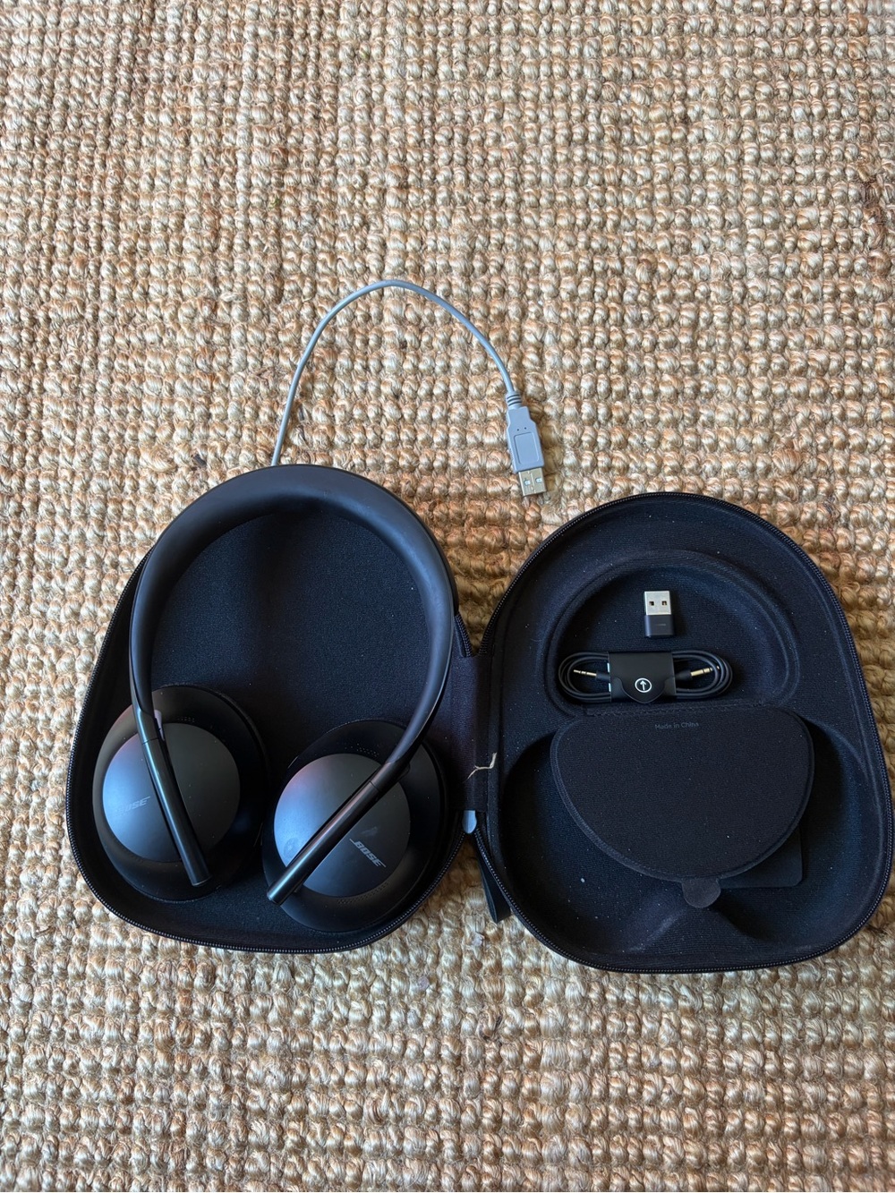 Bose Wireless On-Ear Headphones in Black and Silver with Carry Case